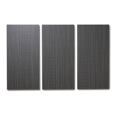 Lucida Surfaces LUCIDA SURFACES, FabCore Iron Weave 12 in. x24 in. 3mm 28MIL Glue Down Luxury Vinyl Tiles , 60PK FC-3606PLT